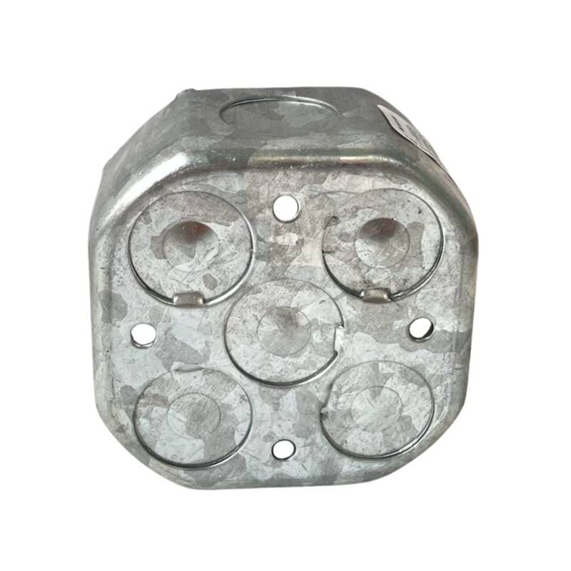 CAJA DE PASE OCTOGONAL  100x40 mm - INDUSTRIAS ELÉCTRICAS RODRIGUEZ SAC